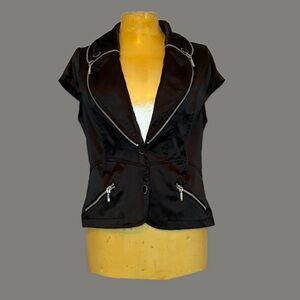 🖇️♣️Y2K Black Edgy Top♣️🖇️